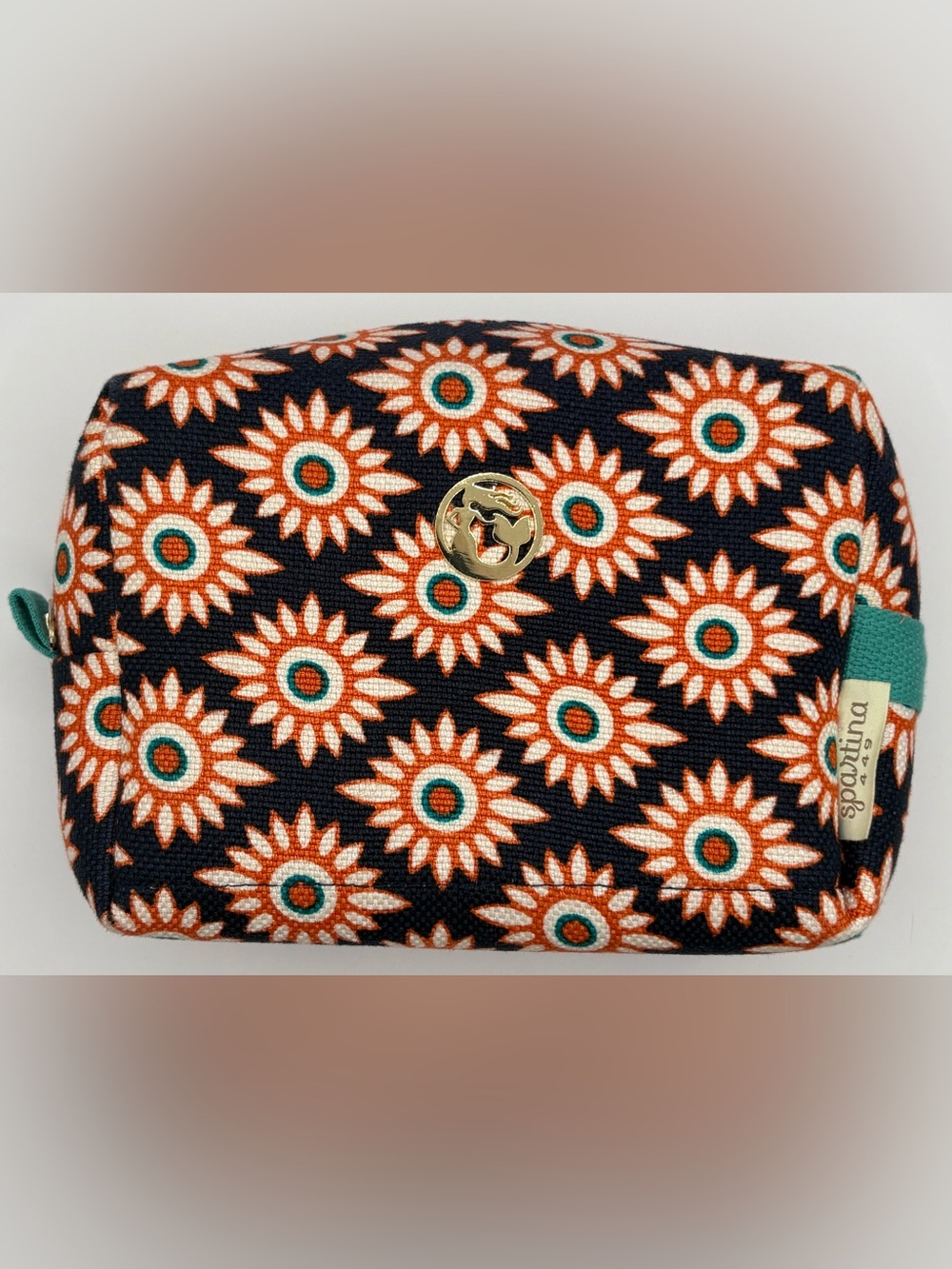 Spartina 449 "Tybee" cosmetic makeup pouch
